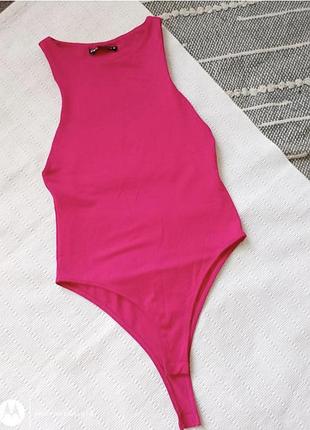 Розовый боди zara