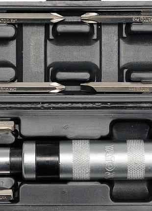 Ударна викрутка механічна з насадками 5/16" та 1/2" sl-ph, 7 шт yato (yt-2802)