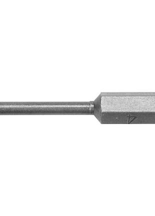 Сверло по стеклу и керамике yg6x, hex-1/4", ø= 4 x 60 мм sthor (21701)