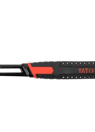 Молоток сталевий m= 450 г, обух- 130х 30х 30 мм, l= 340 мм з магнітом yato (yt-45660)