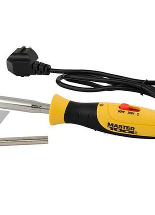 Паяльник электрический mastertool 30-60 вт 220v/50hz 400°с регулируемый 44-0015