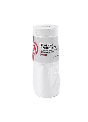 Плівка захисна з малярською стрічкою 1100 мм * 30 м intertool kt-0802