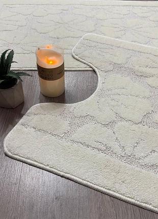 Комплект у ванну classik 60*100 та 60*50см 154-крем 0746