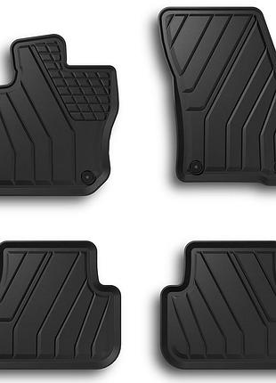 Килимки в салон volkswagen tiguan iii з 2024, 4шт, amal plast, гумові, чорні