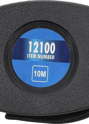 Рулетка измерительная лента стальная l= 10 м х 10 мм vorel (12100)