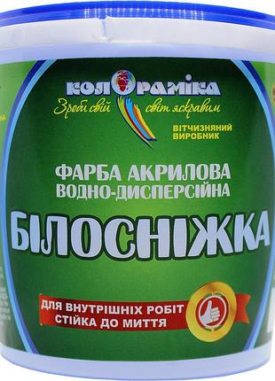 Краска белоснежка колорамика 28 кг
