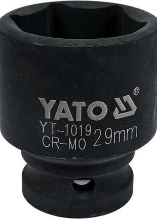 Головка торцевая ударная 6-гранная квадрат 1/2", м= 29 мм, l= 48 мм yato (yt-1019)