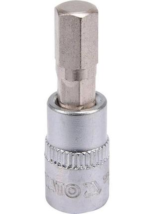 Шестигранная насадка в держателе hex h7, 1/4", 37 мм yato (yt-04374)