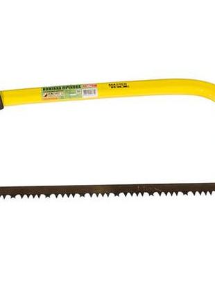 Ножівка лучкова mastertool 530 мм 4tpi з ергономічною ручкою 14-6913