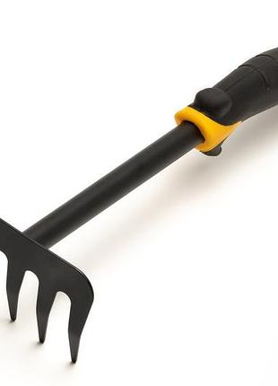 Граблі садові mastertool 5 зубців 300х95 мм із двокомпонентною ручкою 14-6174