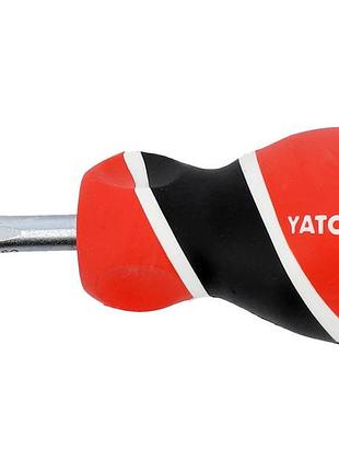 Отвертка плоская шлиц sl6 х 38 мм yato (yt-25910)