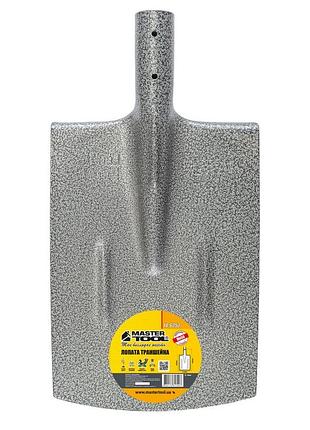 Лопата траншейная mastertool 215х300х405 мм молотковая покраска 14-6252