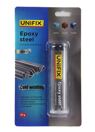 Холодная сварка серая 57г (блистер) unifix (940020)
