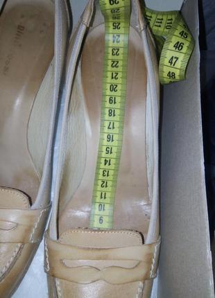 Кожаные туфли италия р.383 фото