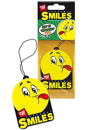 Ароматизатор для авто листочка "smiles dry" lily of the valley (конвалия) freshway