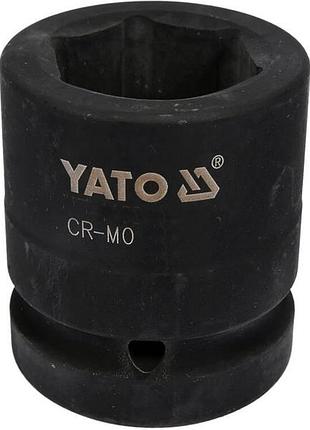 Головка торцевая ударная 6-гранная квадрат 1», м= 32 мм, l= 61 мм yato (yt-1187)