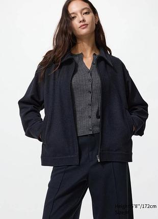 Куртка-сорочка оверсайз uniqlo