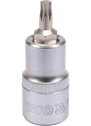 Головка торцевая квадрат 1/2 «torx» т30, l= 55 мм yato (yt-04313)