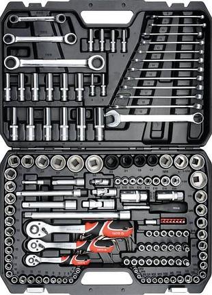 Набор инструментов, 1/2"-1/4"-3/8", м4-32 мм, 150 ед. yato (yt-38811)
