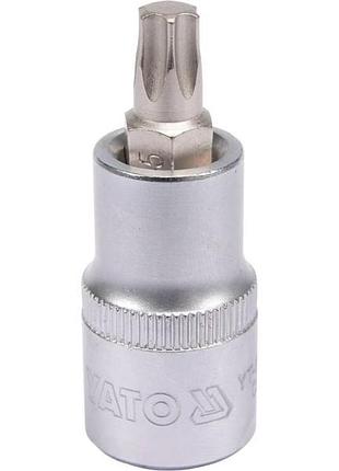 Головка торцевая квадрат 1/2 «torx» т45, l= 55 мм yato (yt-04315)