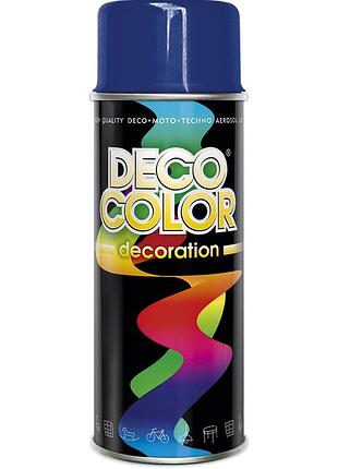 Краска аэрозольная алкидная decocolor темно синий (ral5002) 400мл