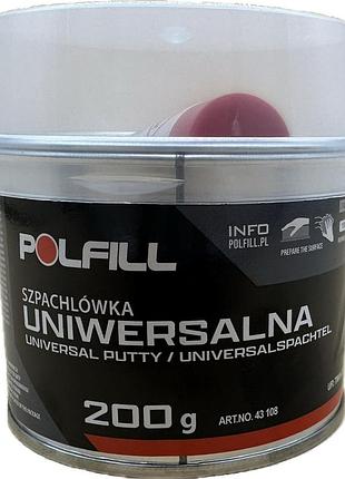 Шпаклевка универсальная + зат. 200г бежева polfill