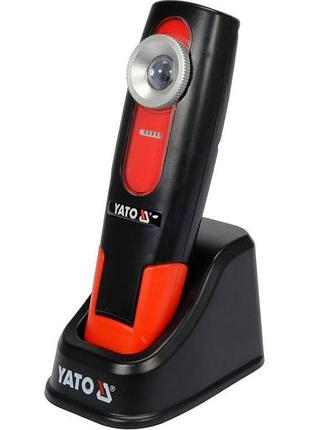 Фонарь переносной диодный li-ion 3,7 v 2600 mah/5 вт (390-405 nm) yato (yt-08500)