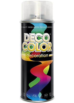 Алкідний лак аерозольний decocolor прозорий 400мл