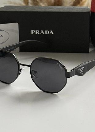 Жіночі сонцезахисні окуляри prada (прада), брендові premium окуляри від сонця на середнє обличчя, uv400
