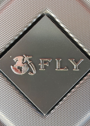 Чёрный дорожный чемодан прочный поликарбонат abs fly ручная кладь6 фото