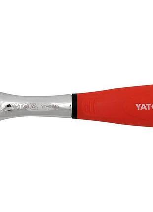 Трещотка квадрат m=1/2" (12.7 мм), l=255 мм, с шарниром и изогнутой ручкой yato (yt-0735)