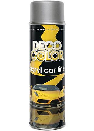 Акрилова аерозольна фарба decocolor сріблястий 500мл