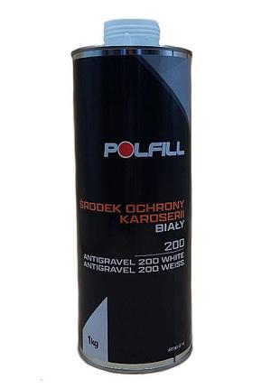 Антигравій під пістолет (баранек) 200 білий 1кг polfill