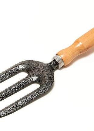 Вилы садовые mastertool 265х80 мм с деревянной ручкой 14-6192