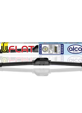 Щетка стеклоочистителя (дворник) бескаркасная "u-flat" 380мм alca, 170150