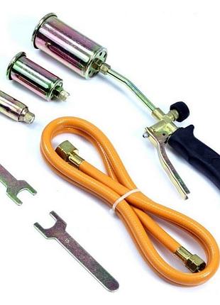 Горелка ручная газовоздушная mastertool с насадками ø 25/35/50 мм 400 мм 3785 г/час 53 квт 1300°c 44-5055