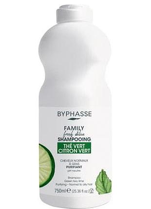 Byphasse family fresh delice шампунь для нормального та жирного волосся 750 мл (іспанія)