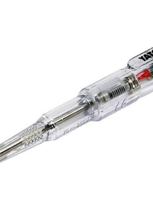 Отвертка с led индикатором напряжения в эл.-сети, 70-250 v yato (yt-2864)