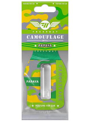 Ароматизатор для авто ампула "camouflage ampule" papaya (папая) 4,5мл freshway