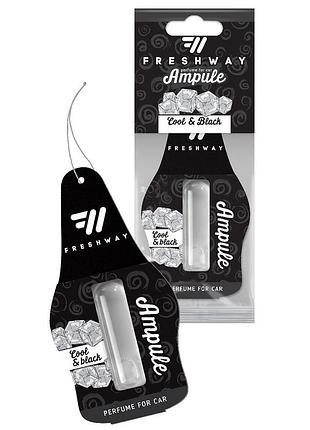 Ароматизатор для авто ампула "so fresh ampule" cool and black (черный лед) 4,5мл freshway