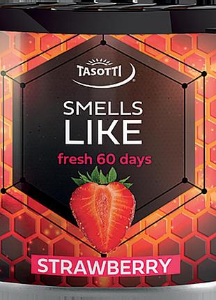 Ароматизатор для авто гелевый "smells like" strawberry (клубника) 80мл tasotti