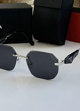 Женские солнцезащитные очки prada (прада), брендовые солнцезащитные очки премиум-класса для среднего типа лица, uv400