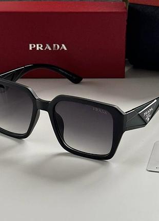 Жіночі сонцезахисні окуляри prada (прада), брендові premium окуляри від сонця на середнє обличчя, uv400
