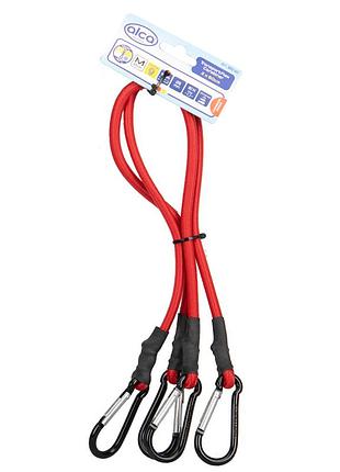 Ремни для крепления груза 2х60см "transportflex carabiner" alca, 882160