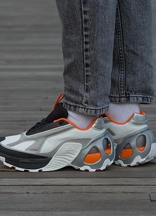 Adidas edge runner 
white black orange 3