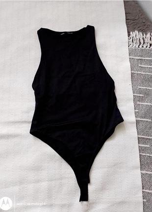 Черное боди zara
