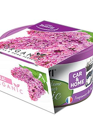 Ароматизатор для авто консерва "organic" lilac (бузок) 42г tasotti
