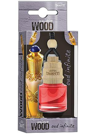 Ароматизатор для авто пробка "unique wood" oud infinite 7мл tasotti