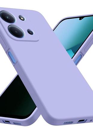 Чохол fiji full soft premium для xiaomi redmi 15c протиударний бампер з мікрофіброю violet