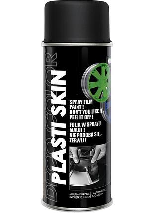 Жидкая резина аэрозоль "plastiskin" decocolor черный мат 400мл